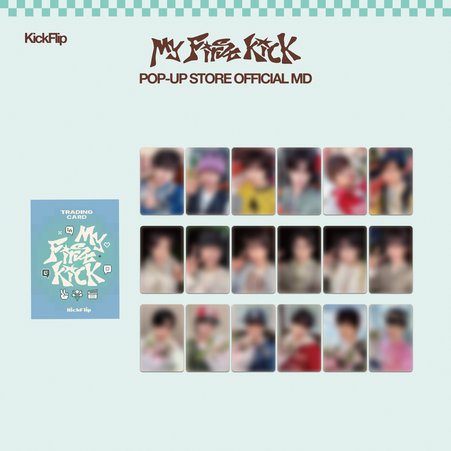 KICKFLIP [My First Kick] POP-UP OFFICIAL MD - 04 TRADING CARD